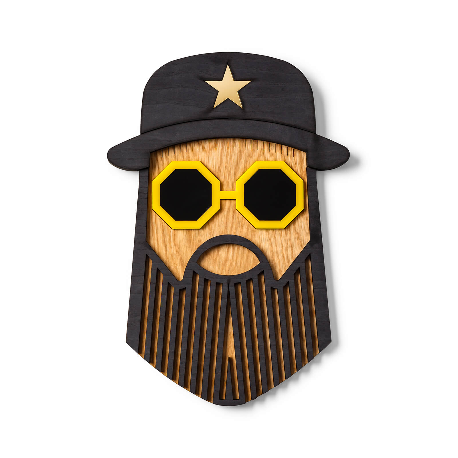 Hipster Masques + Morris + Rita + Roxy (Set de 3) - Œuvre d'art originale de Tzachi Nevo